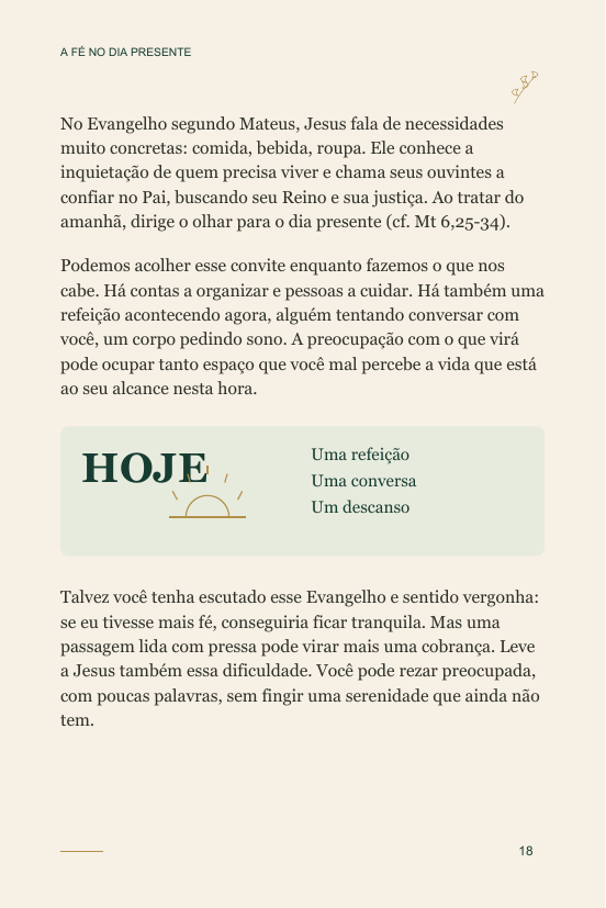 Página 18 da edição editorial